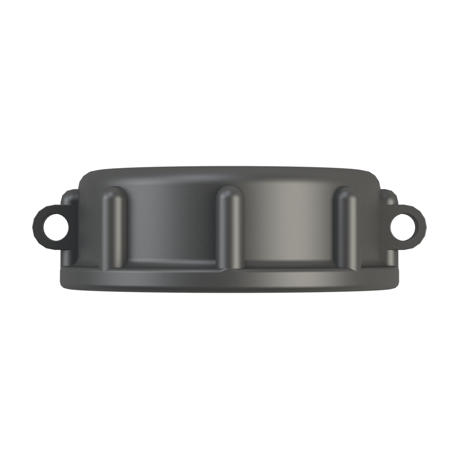 S60x6 female dust cap, black P/P