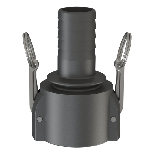 2'' Part 'C', 2'' Camlock coupler X 1½'' (38mm) hose tail G/P/P