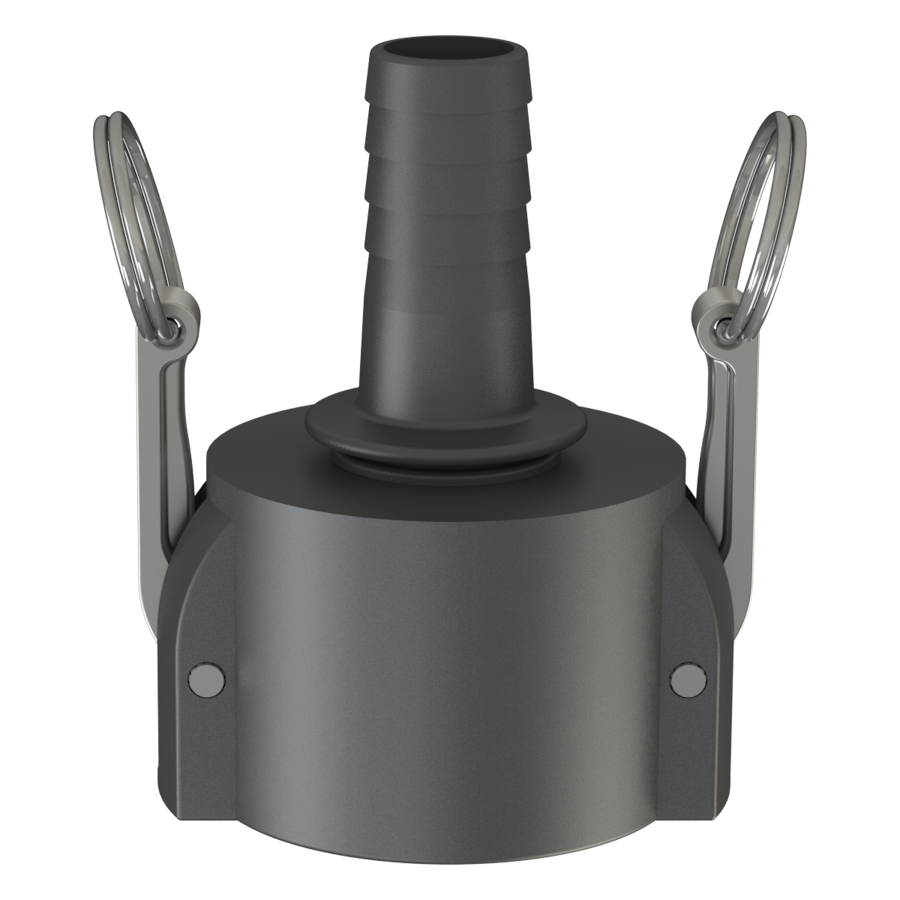 2'' part `C`, 2'' camlock coupler X 1''(25mm) hose tail G/P/P