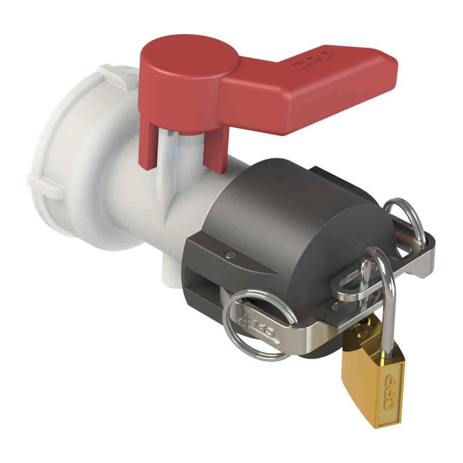 2” Part “DCL”, 2” Camlock coupler x lockable dust cap, G/P/P