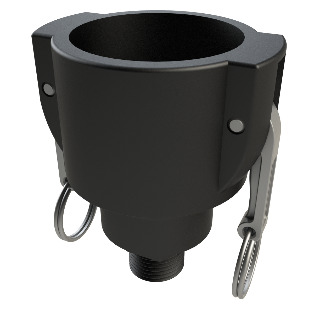 2'' Part `SB`, 2'' Camlock swivel Coupler X ¾'' 11.5 NHR male garden thread G/P/P