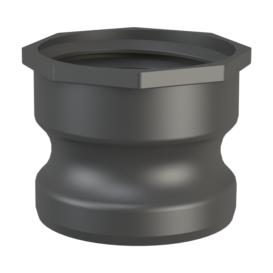 2’’ short Camlock male X S60X6 female, gasket, plug