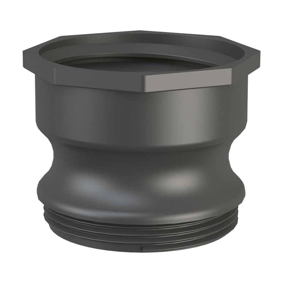 2’’ short Camlock male with 20B X S60X6 female, gasket, plug