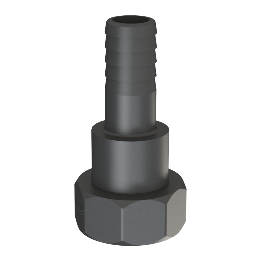 2'' NPS female Easy-Seal x 1¼'' hose barb