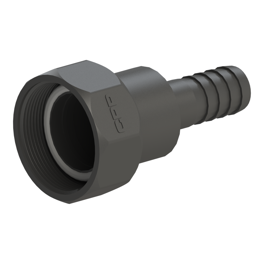 2'' NPS female Easy-Seal x 1'' hose barb
