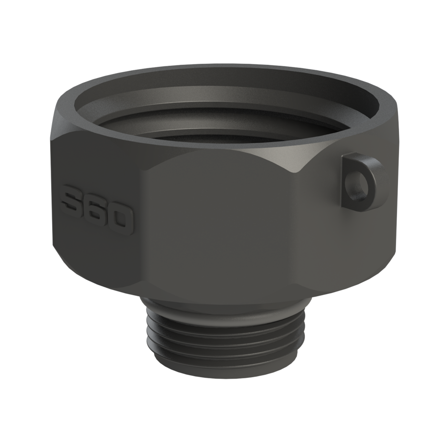 1’’ BSP short male / o-ring x S60X6 female buttress C/W seal, G/P/P