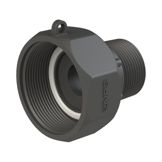 1¼'' NPT male x 2'' NPS female Easy-Seal