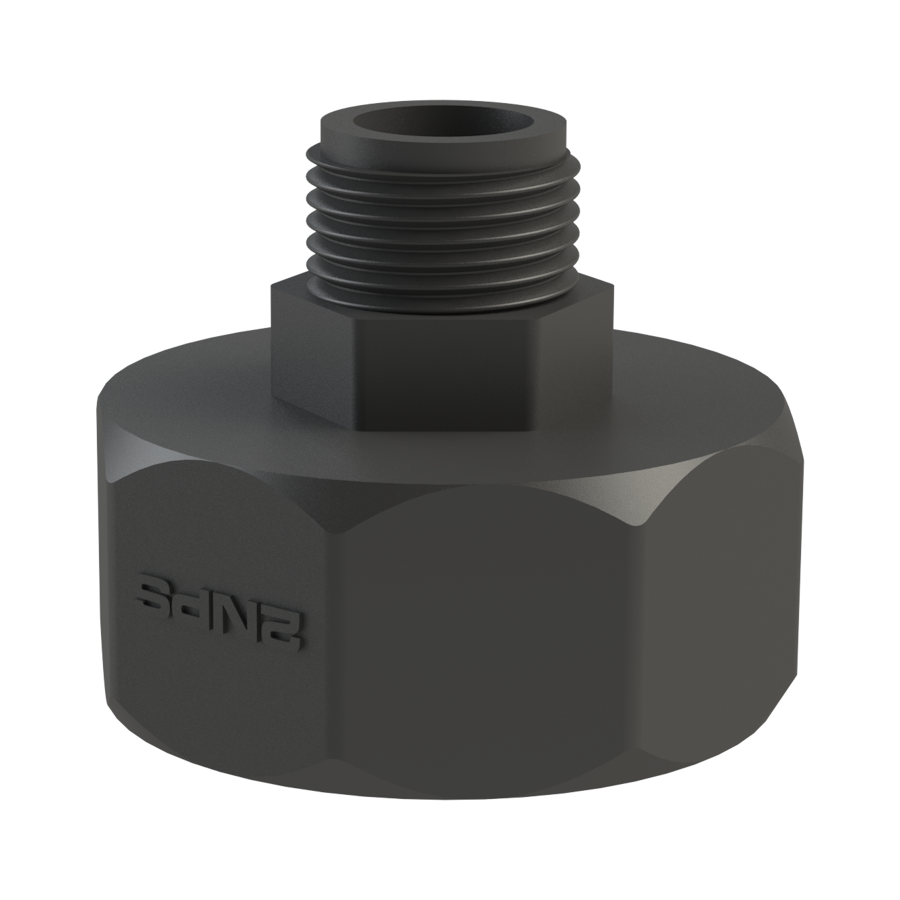 ¾'' - 11.5NHR male USA garden hose thread x 2'' NPS female Easy-Seal