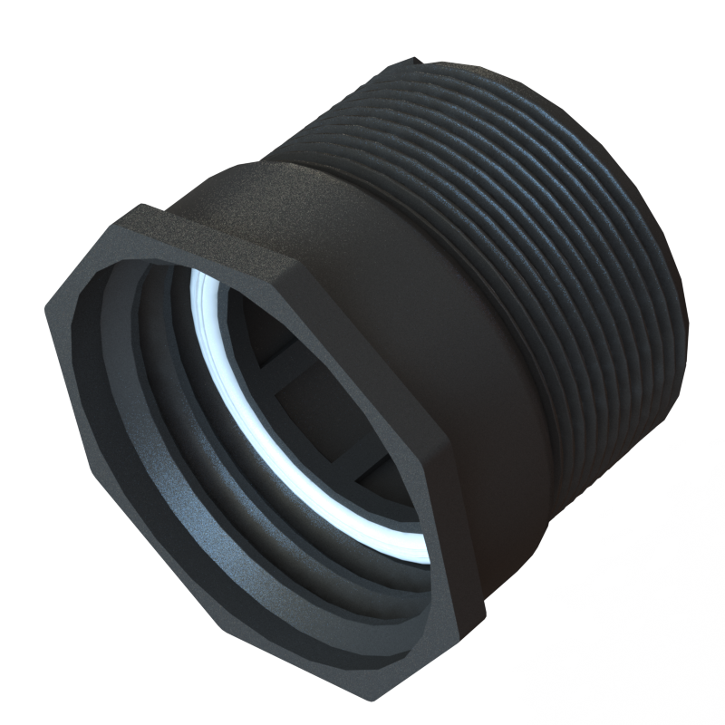 2'' NPT male (short) x S60x6 female buttress C/W seal G/P/P (no plug)