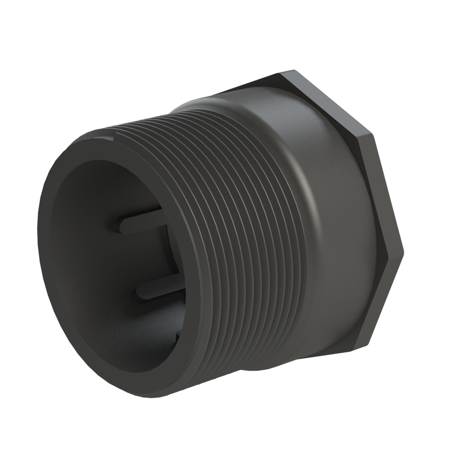 2'' NPT male (short) x S60x6 female buttress C/W seal G/P/P (no plug)