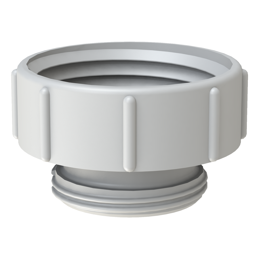 RD78 (DIN 11851) male x S100 x 8 female buttress G/P/P , nat.