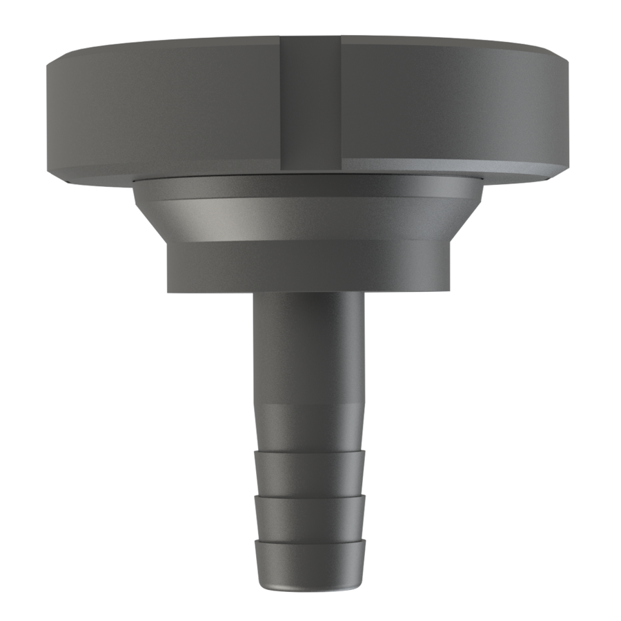 RD78 (DIN 11851) female x ¾ "(19mm) hose tail