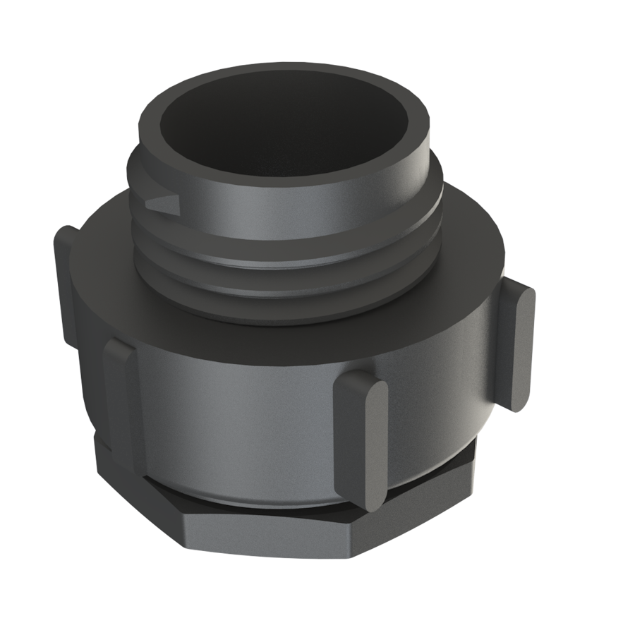 S60X6 buttress Male X IBC - 2'' Camlock convertor shells C/W seal, G/P/P