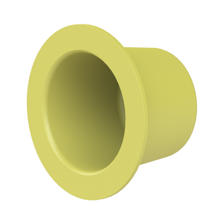 CPP 2″ Yellow Dust Plug for Short Type A Camlock Adaptor