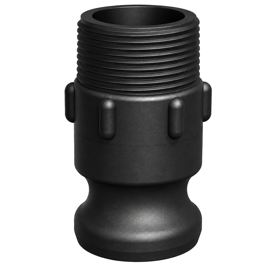 CPP True 1¼″ Male Camlock × 1¼″ BSPT Male (Type F)