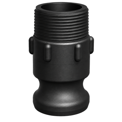 CPP True 1¼″ Male Camlock × 1¼″ BSPT Male (Type F)