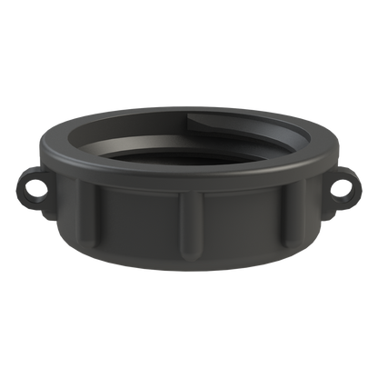 S60x6 female dust cap, black P/P