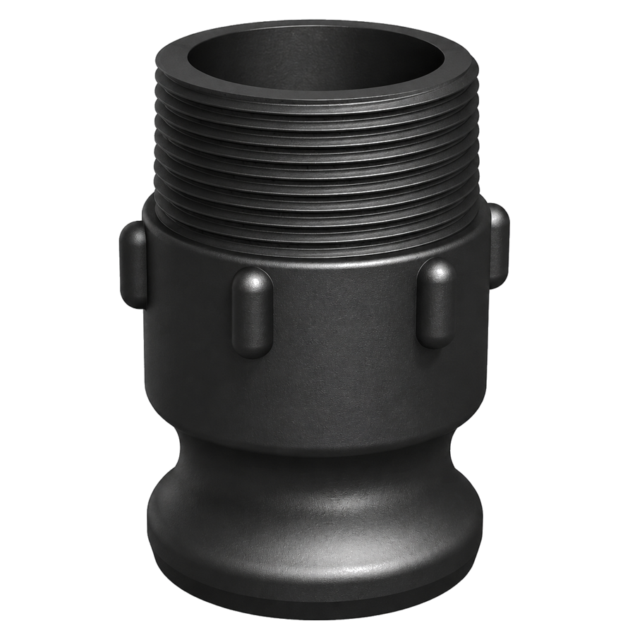 11/2'' Part 'F' 11/2'' Camlock Adaptor x 11/2'' BSPT Male G/P/P