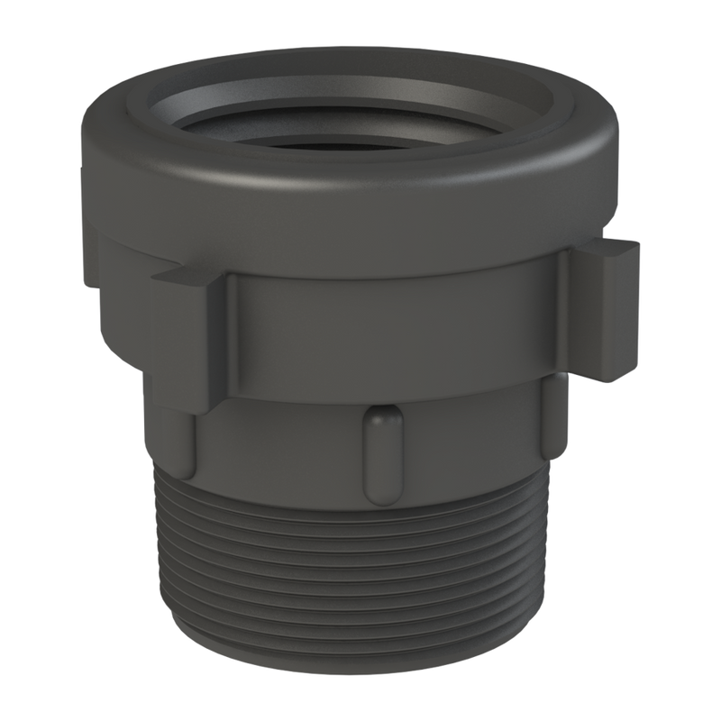 S60X6 Female Swivel × 2″ BSPT Male - GF Polypropylene - CPP®