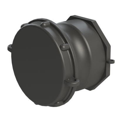 2’’ short Camlock male with 21B x S60X6 female, gasket, cap, foil