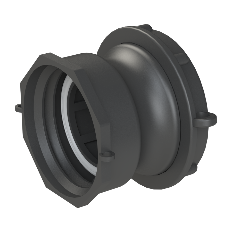 2'' Part `A`, 2'' Camlock adapter x S60X6 female + Cam cap