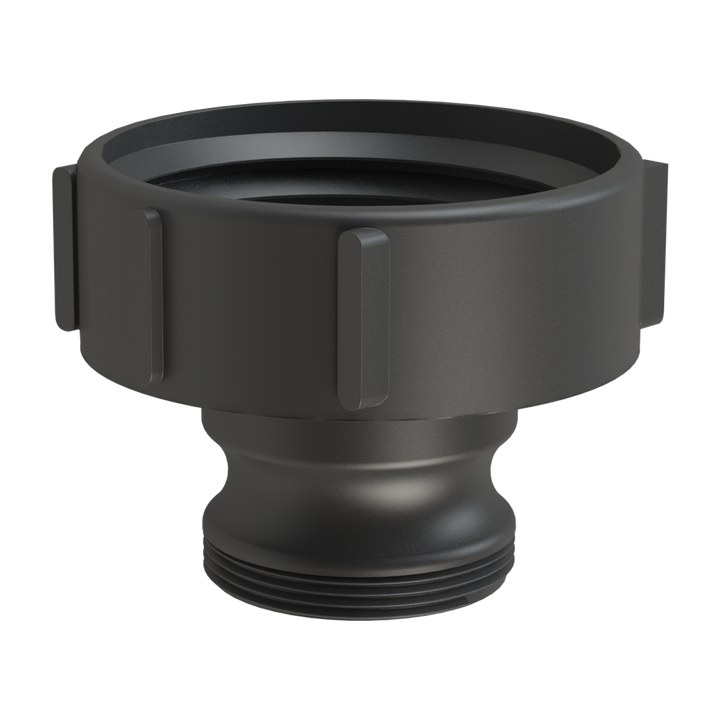CPP S100X8 Female × 2″ Male Camlock Type A with 2⅛″ Cap Thread