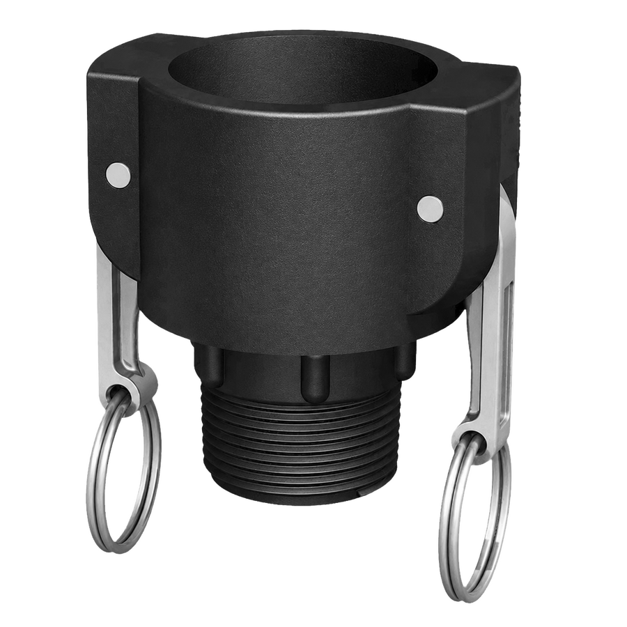 1 1/2" x 11/4'' Part 'B', 11/2'' Camlock Coupler x 11/4'' BSPT Male G/P/P