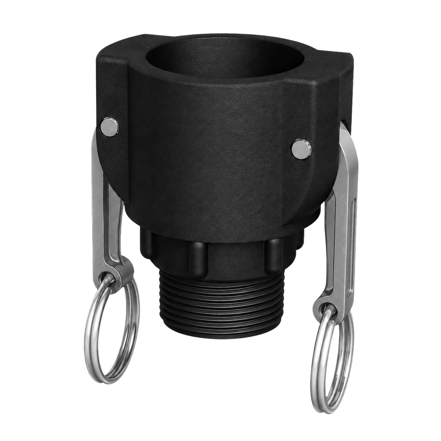 True 1¼'' Part 'B' 1¼'' Camlock Coupler X 1¼'' NPT Male G/P/P