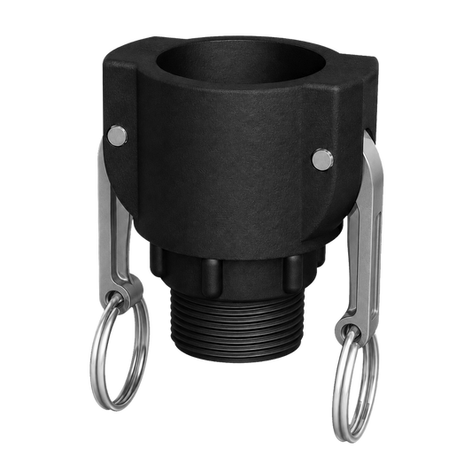 True 1¼'' Part 'B' 1¼'' Camlock Coupler X 1¼'' NPT Male G/P/P
