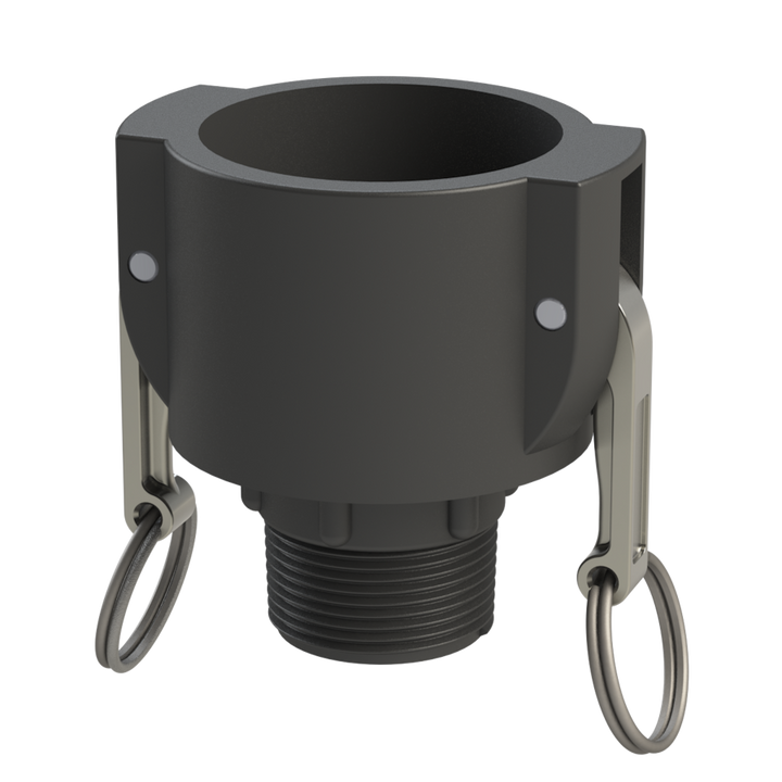 CPP 2″ Female Camlock × 1½″ NPT Male (Type B)