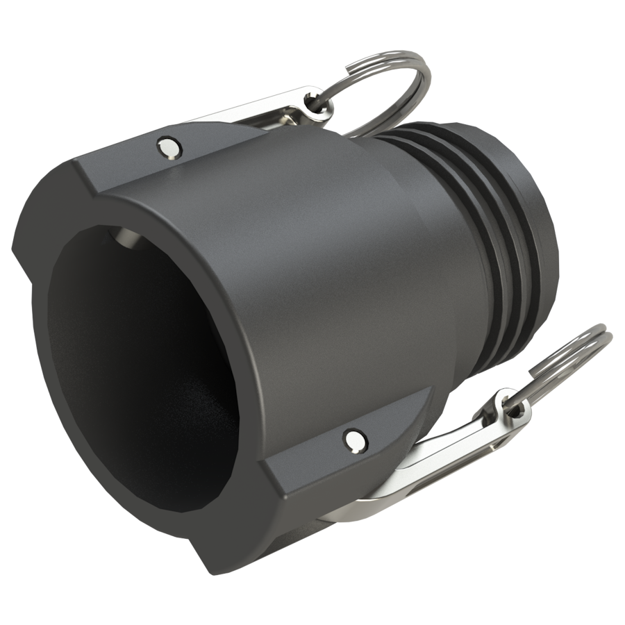 2'' Part ‘B’, 2'' Camlock coupler x S60X6 male buttress, G/P/P