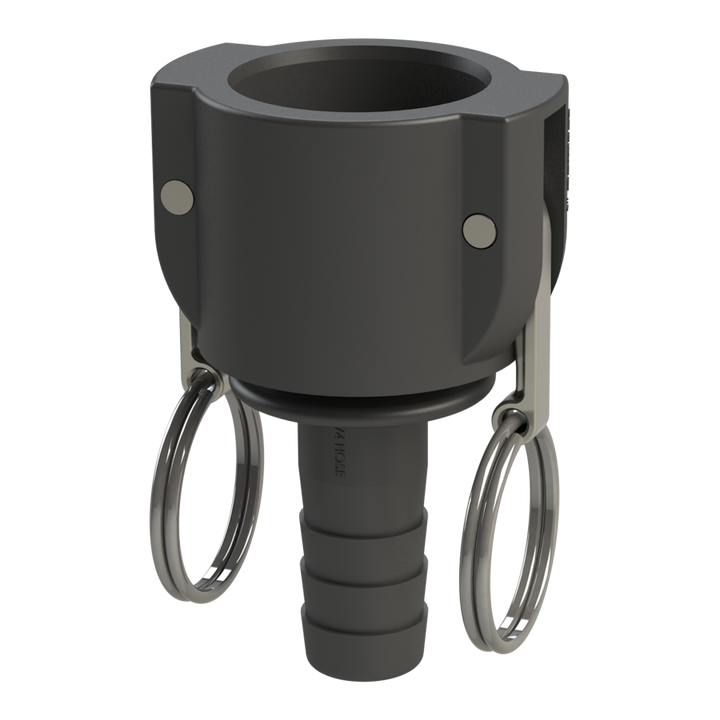 CPP 1″ Female Camlock × ¾″ (19mm) Hose Tail (Type C)