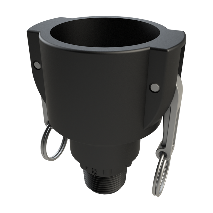 CPP 2″ Female Camlock Swivel × 1″ BSPT Male (Type SB)