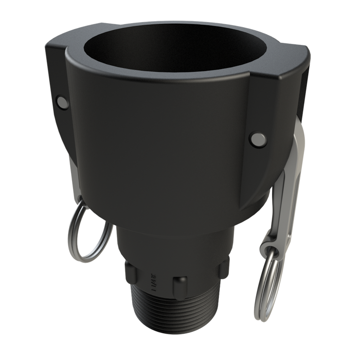 CPP 2″ Female Camlock Swivel × 1¼″ BSPT Male (Type SB)