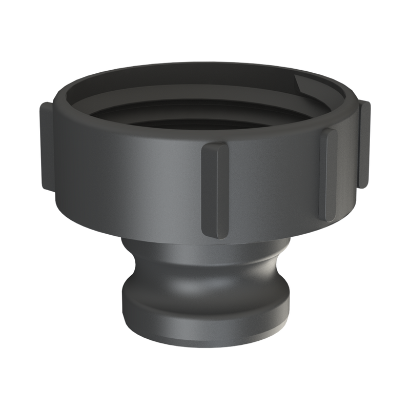 S100X8 Female × 2″ Male Camlock Type A - GF Polypropylene - CPP®