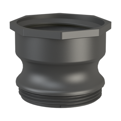 2’’ short Camlock male with 20B X S60X6 female, gasket, plug