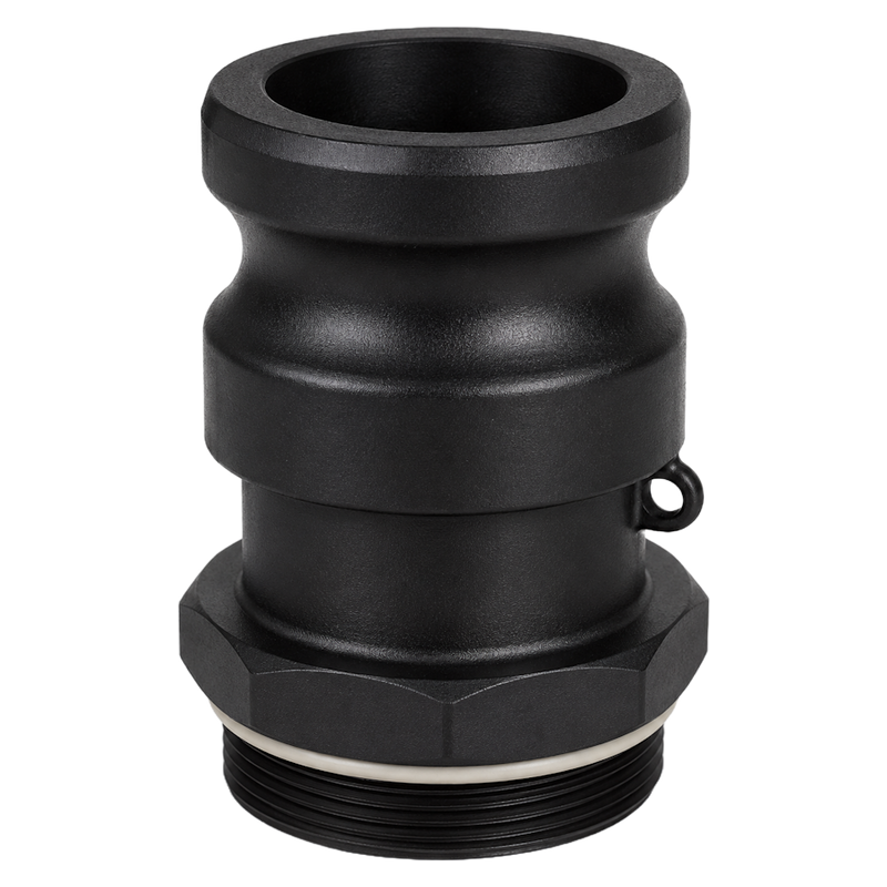 BCS G2 × 11.5 (2″ BSP/NPS) Drum Thread × 2″ Extended Male Camlock – GF Polypropylene – CPP®