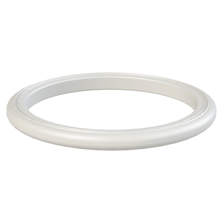 CPP S60X6 / 2″ BSP / NPS Ribbed Gasket, 53.5 × 43.5 × 4mm, PP Olefin Elastomer