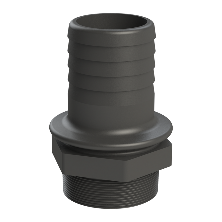 CPP 3″ BSPP Hex Male × 3″ (75mm) Hose Tail