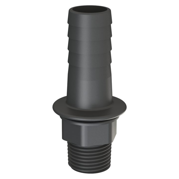CPP ¾″ BSPP Hex Male × 1″ (25mm) Hose Tail