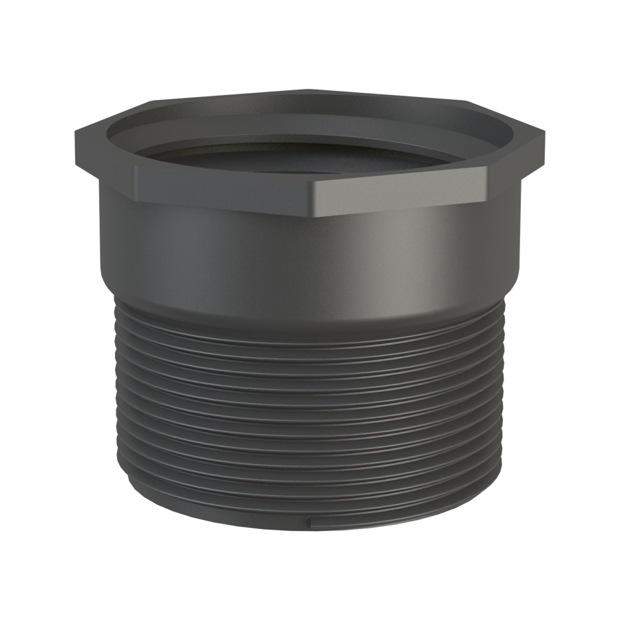 2" NPT male (short) x S60x6 female buttress C/W plug & seal