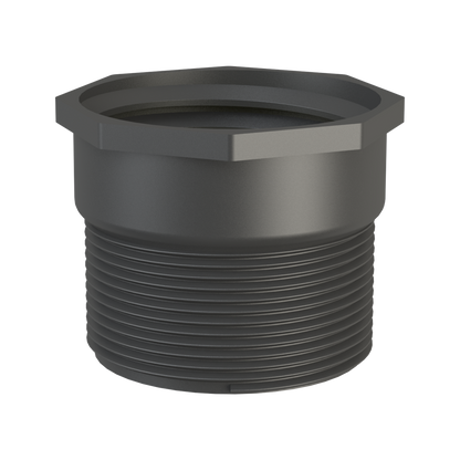 2" NPT male (short) x S60x6 female buttress C/W plug & seal