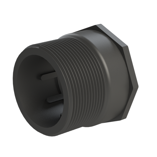 2'' NPT male (short) x S60x6 female buttress C/W seal G/P/P (no plug)