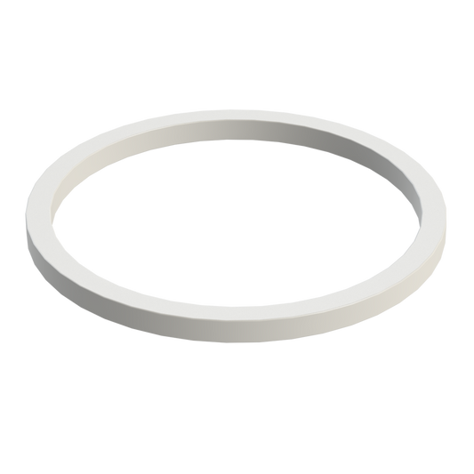 2'' Vent thread gasket, Olefin elastomer, white