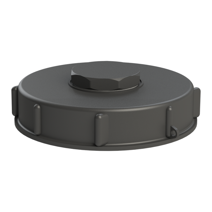CPP 150mm IBC lid with central blanking plug fitted