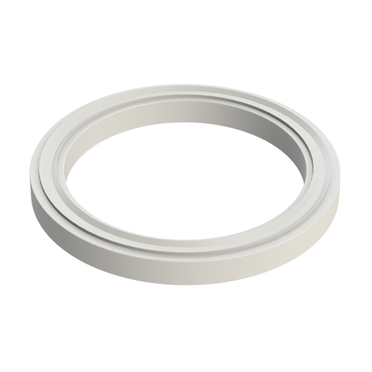 1½'' Lugged Gasket Ribbed White PP