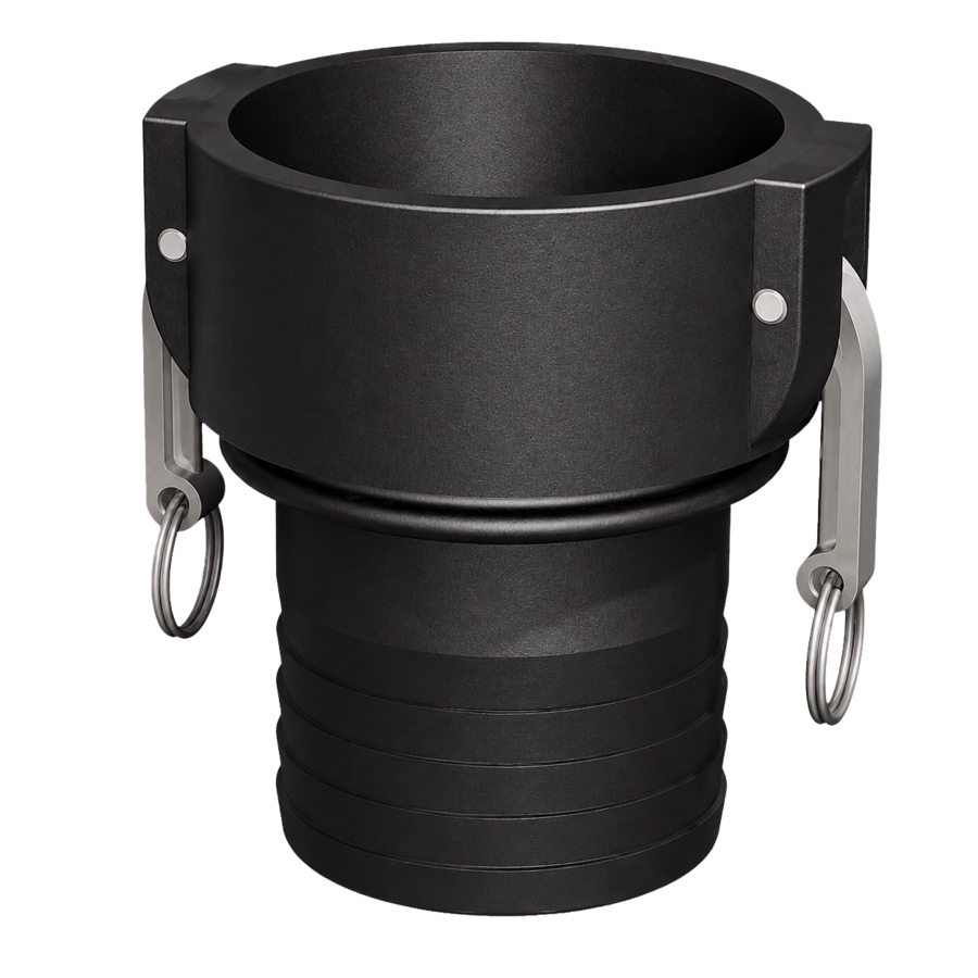 CPP 4″ Female Camlock × 4″ (100mm) Hose Tail (Type C)