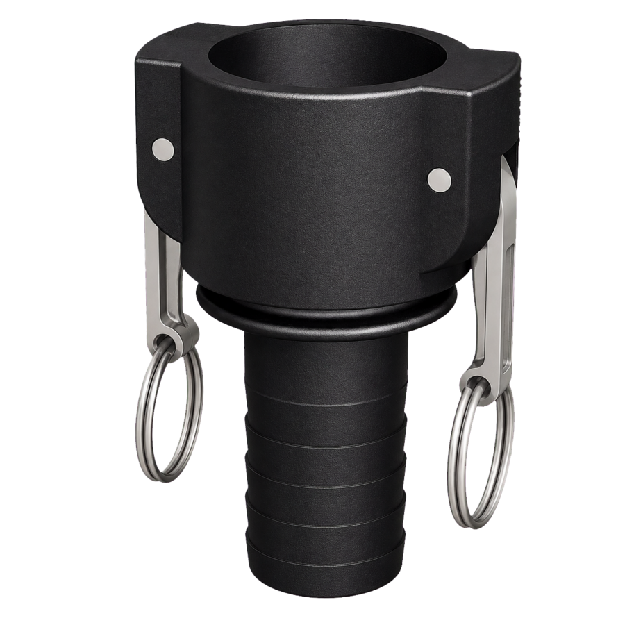 1 ½’’ Part 'C' 1 ½’’ Camlock Coupler x 1 ½’’ (38mm) Hose Tail G/P/P