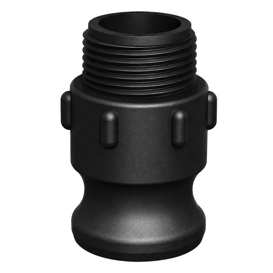 ¾″ Male Camlock × ¾″ NPT Male (Type F) - GF Polypropylene - CPP®