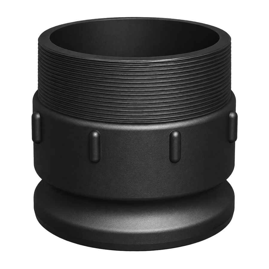4″ Male Camlock × 4″ NPT Male (Type F) - GF Polypropylene - CPP®